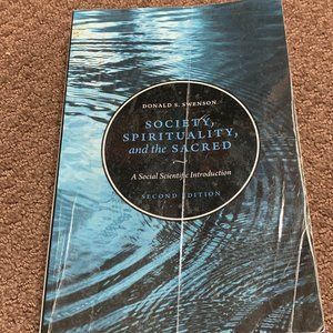 Society, Spirituality and the Sacred Book (3 for $20)